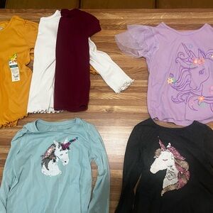 Unicorn Themed Kids Shirt Set